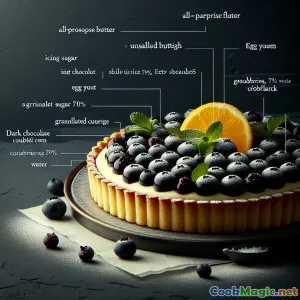 Wolkenbeerentraubt-Nacht-Tarte: Britischer Fruchtpasteten-Genuss