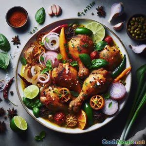 Coastal Palmwine Chicken with Coconut and Lime