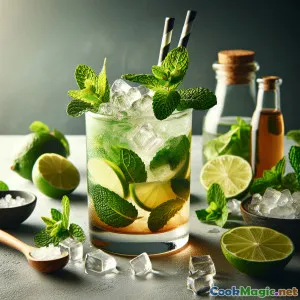 Coca Leaf Chill : Twist de Mojito aux Herbes pour une Détente Ultime