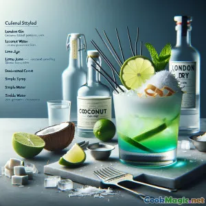 Coconut Island Collins: Fizz di Ginevra Britannica Tropicale