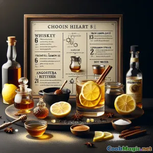 Warm Whiskey Sour with a Honey Twist