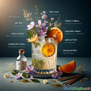Cordoba Blossom Mate: English Elderflower-Mate Fizz