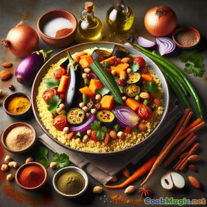 Восхитительный овощной кус-кус Мбум по стилю Сахеля