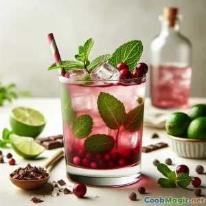 Erfrischender Cranberry Cacao Mojito – Eine Neuinterpretation des Klassikers