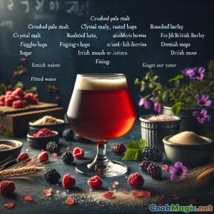Crimson Abbey: Bold English Ale Meets Berry Twist