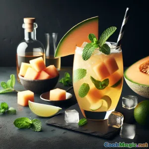 Cuban Melon Grande: A Tropical Melon Mojito Twist