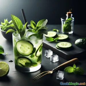 Orzeźwiający łyk Mojito z Ogórkiem, Miętą i Shiso
