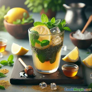 Rinfrescante al Tè con Scorza di Limone Cuyano