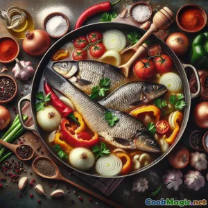 Ensopado Rico de Pimentão do Pescador do Danúbio