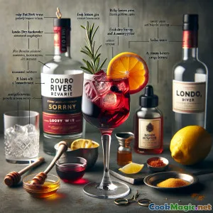 Douro River Reverie: English-Port Herb Cocktail