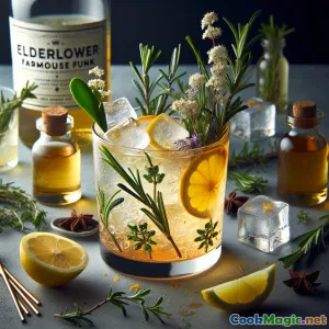 Elderflower Farmhouse Funk: A Rustic English Spritz