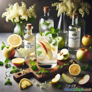 Sorso di Fiori di Sambuco: Un rinfrescante cocktail da giardino inglese