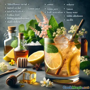 Ältesten Malzige Hülle: Ein Floraler Malzig Englischer Cocktail
