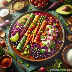 बीट एनचिलाडा के साथ तेज Curtido स्लॉ