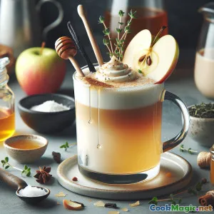 Abraço do Dia do Agricultor: Latte quente de sidra de maçã com aveia