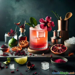 Flor de Hibiscus Daiquiri: Floral Twist on a Classic