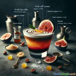 Fig-Infused Caffè Correto With Italian Grappa