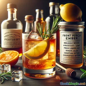 Vordere Veranda Glut: Ein Rauchiger Englischer Ingwer-Whisky Fizz