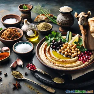 Gahwa Baharatlı Deve Hummusu – Bir Arap Füzyon Lezzeti