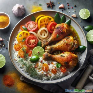 Galinhada Brazil dengan Pequi Eksotis & Saffron