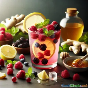 Ginger Berry Crush: Minuman Buah Beri Inggris yang Menyegarkan