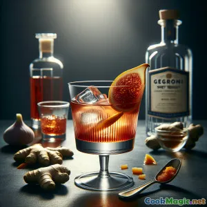 Negroni Fico e Zenzero: Un Twist Piccante e Dolce su un Classico