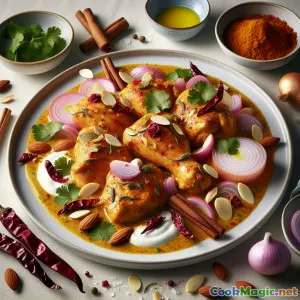 Ginger Rose Infused Afghani Chicken Korma