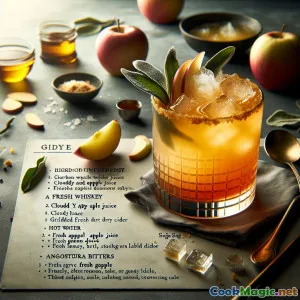 Écrasée de Pomme Dorée au Gingembre et au Cidre