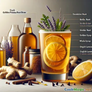 Infusão de Raiz do Platô Dourado – Uma Mistura de Ervas Britânica