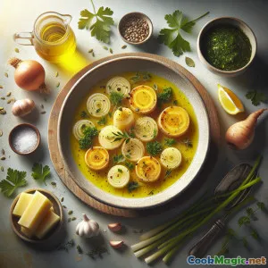 香草风味的欧洲防风根和香芹汤