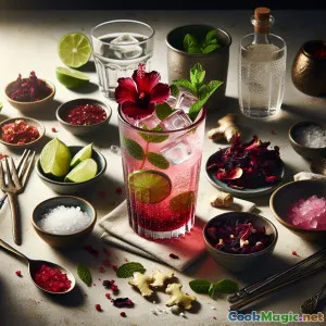 Hibisco Carmesim Devaneio Refrescante com Gás