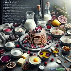 Fluffy Hibiscus Millet Pancakes: An English Twist