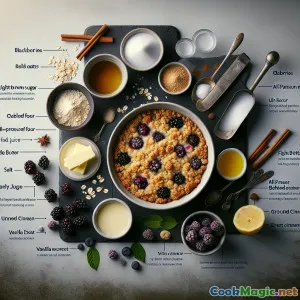 Rustic Highland Blackberry Oat Crumble Bliss