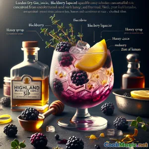 Highland Bramble Sip: Refresco de Ginebra y Mora