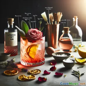Mimpi Mawar Ionian: Gin Fizz Bunga yang Aromatik