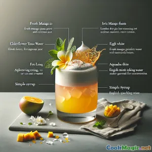 Irie Mango Foam: Frothy Tropical English Refresher