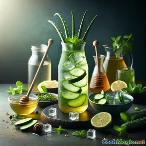 Eliksir Menyegarkan Aloe & Mentimun