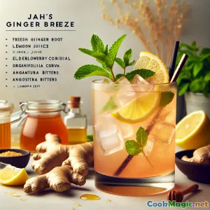 Percikan Ja’s Ginger: Fiz Lemon-Mint Pedas