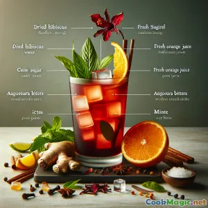Segar Sorrel Jamaika: Penyegar Hibiscus Pedas yang Menyegarkan