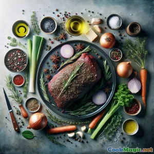 Waldthebrust mit Wacholder und Rotweinjus