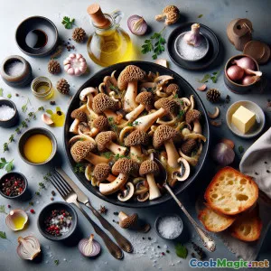 质朴的茱拉羊肚菌炖菜美味