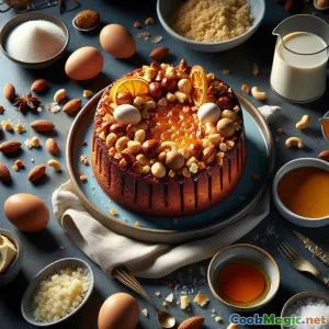 Bánh hạt Karaka với lớp phủ mật ong