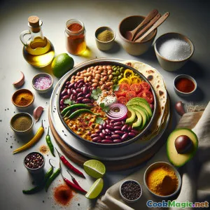 Kikomando Mistura de Feijões: Tigela de Chapati Ugandense