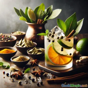 Delícia de Masala com Folha de Louro de Kolkata: Bebida de fusão temperada