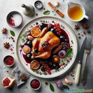 克里姆林宫鸭配黑醋栗釉