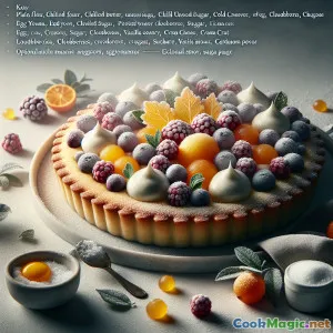 Lapland Cloudberry Cream Pie: A Nordic Treat