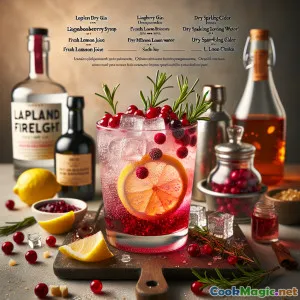 Lapland Firelight Fizz: 북극 베리와 런던 스타일의 만남