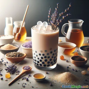 Lavanta Oolong İpek Boncukları: Çiçekli İngiliz Boba İçeceği