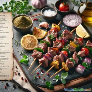 Lemon Myrtle Kangaroo Skewers: Native Aussie Spice Twist