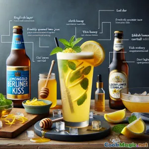Lemongold Berliner Kiss: Baharatlı İngiliz Bira Kokteyli